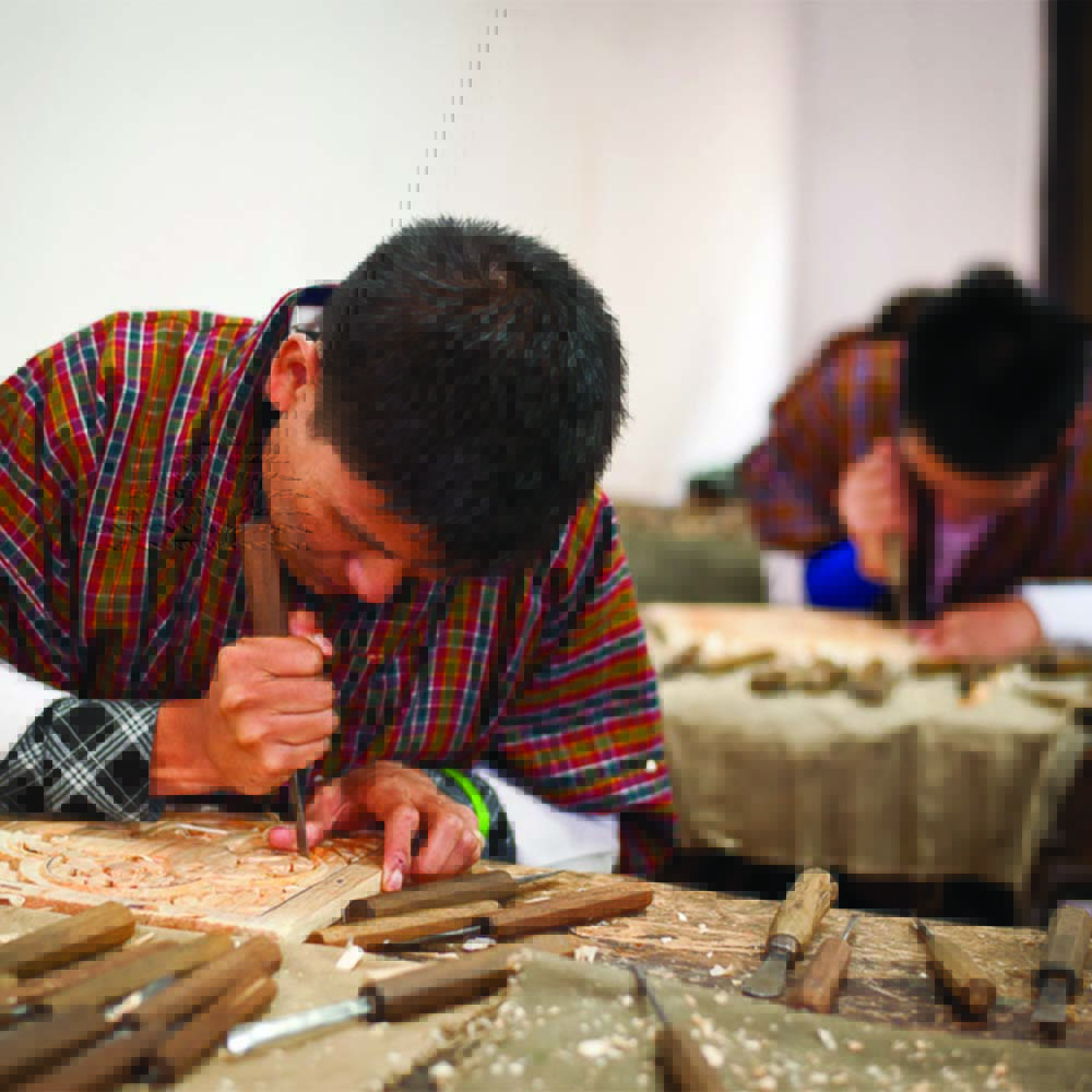Bhutan craft workshop